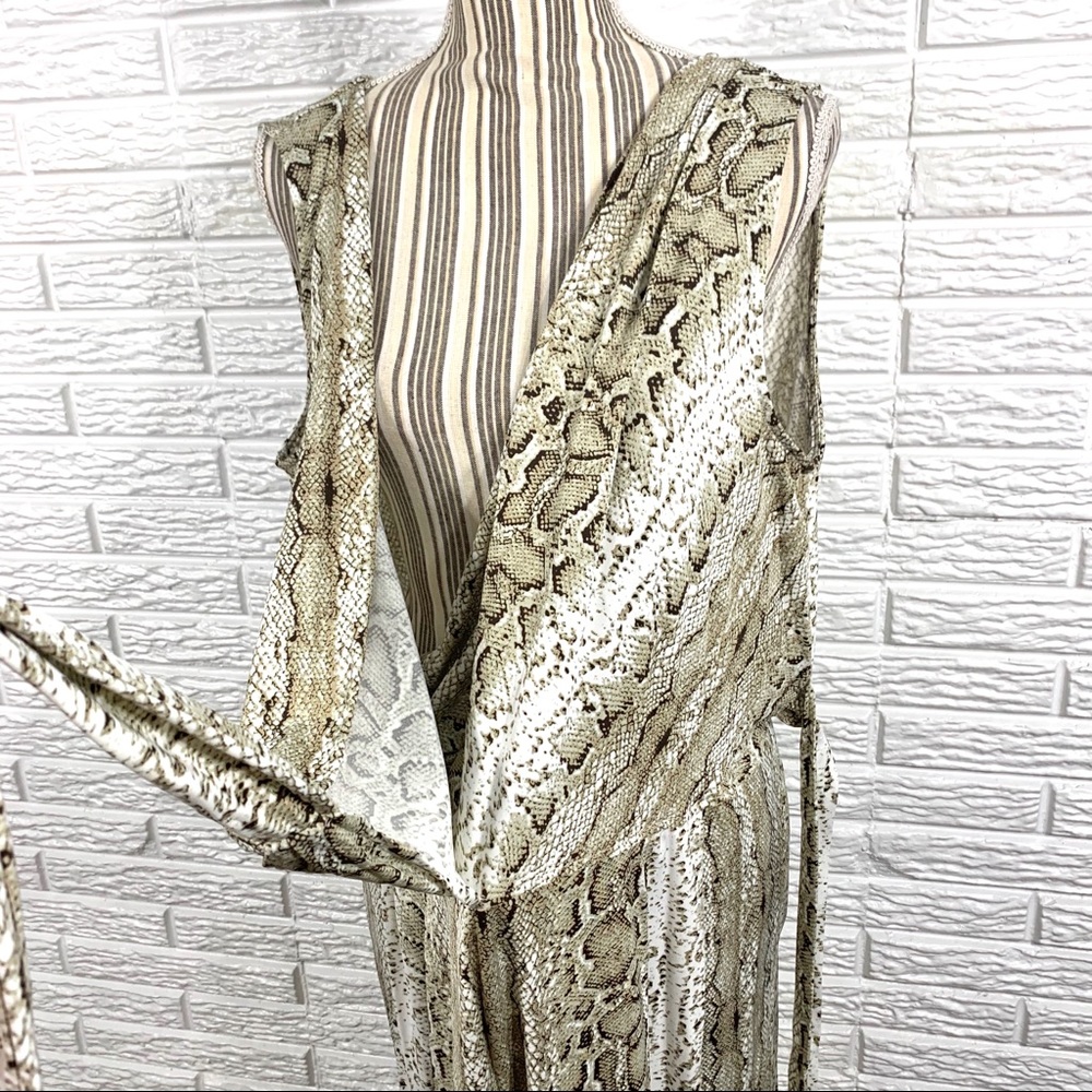 Emma & Michele Snakeskin Print Jumpsuit - Picture 8 of 8